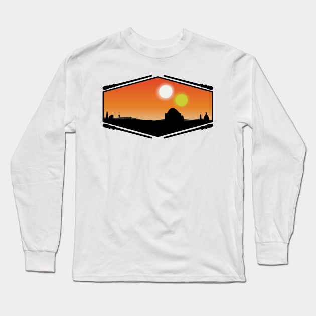 Tatooine - Where it all began Long Sleeve T-Shirt by thearkhive